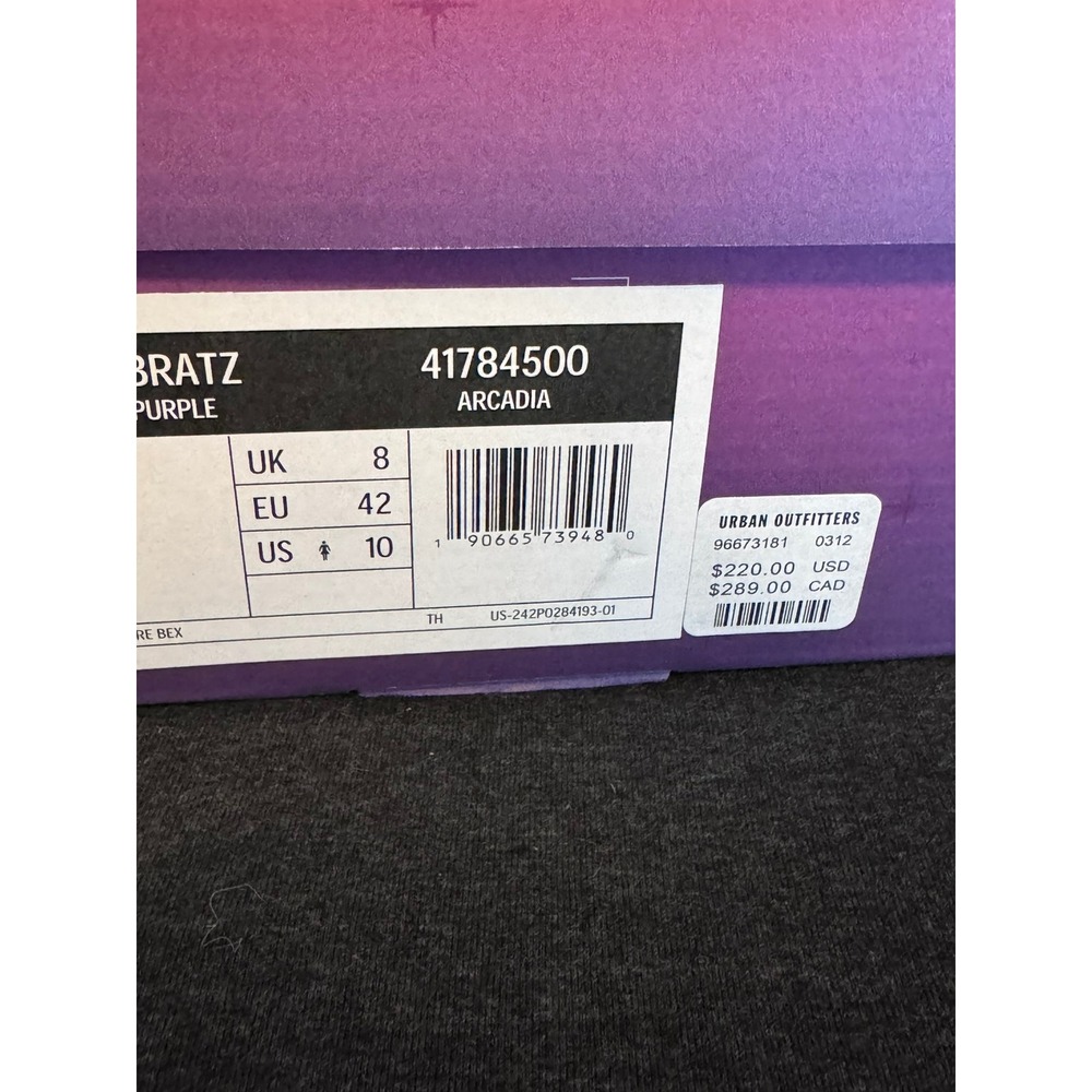 Dr. Martens x Bratz 1B99 Bex Boots Black Purple Arcadia Leather US 10 41784500 - Picture 7 of 10